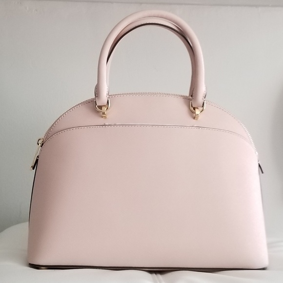 🍒NWT🍒 MICHAEL KORS LEATHER DOME SATCHEL + WALLET - Picture 3 of 8